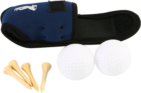 Golfbalhouder Tas - Golf Accessoire - Golfen - Inclusief Ballen Tees - Houdt 2 Ballen - Roze — afbeelding 5