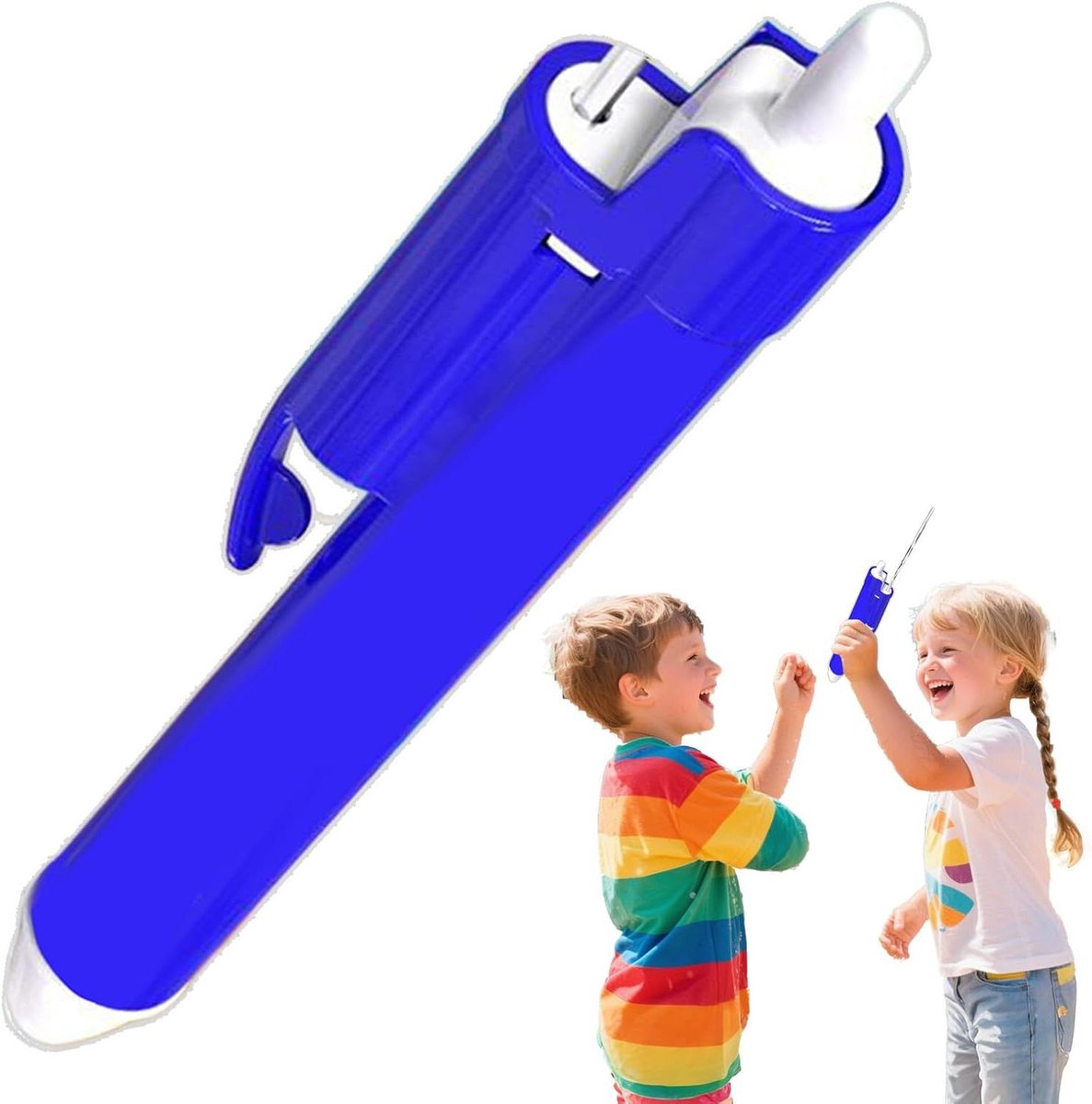 Waterstift - Waterspeelgoed - Zomerpret - Interactief - 17.5 cm - Blauw