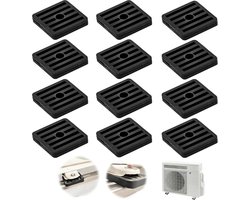 Trillingsdempers voor Airconditioning - 12 Rubberen Buffers voor Anti-vibratie