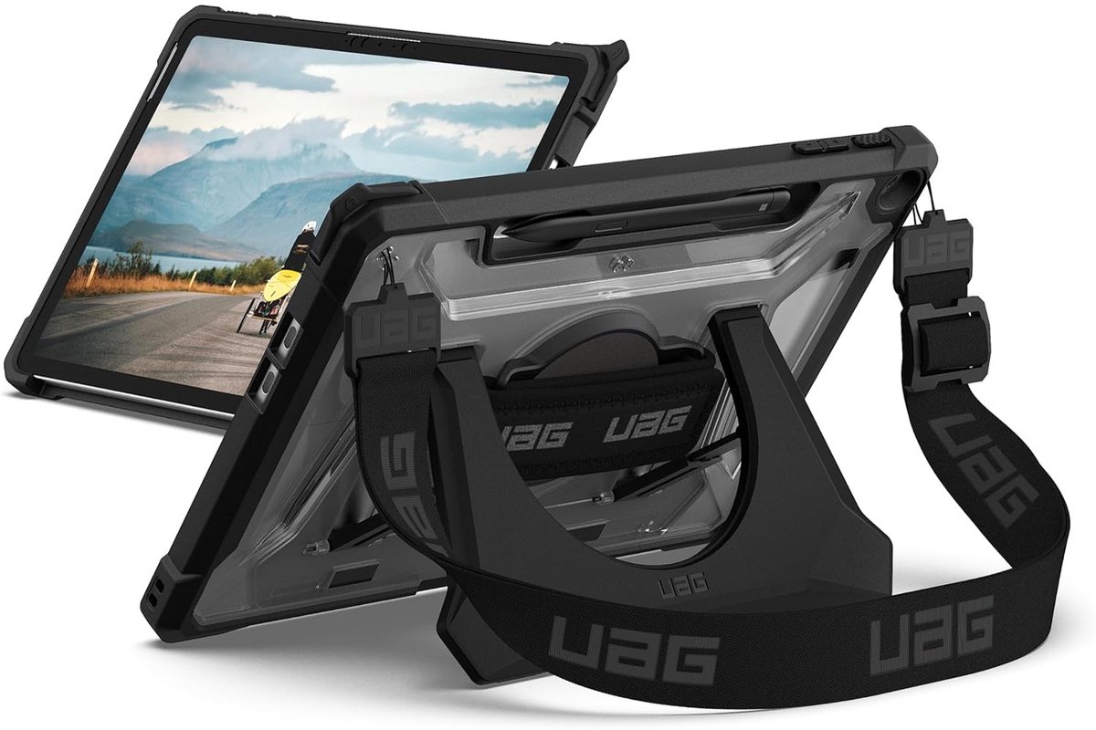 Urban Armor Gear 324023114340 tabletbehuizing 30,5 cm (12") Stootbeschermer Zwart, Transparant