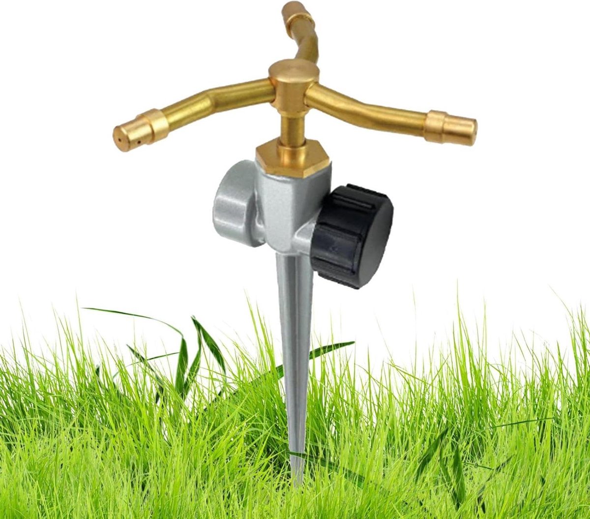Gazon Sproeier - Buiten Irrigatie - Planten Water Geven - 360 Graden Rotatie - 22 x 15 x 15 cm