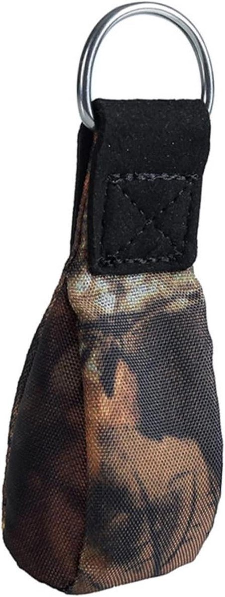 Klimtouw Tas - Werpzak - Buitenactiviteiten - Roestvrijstalen Ring - 12.5x4cm - Multicolor