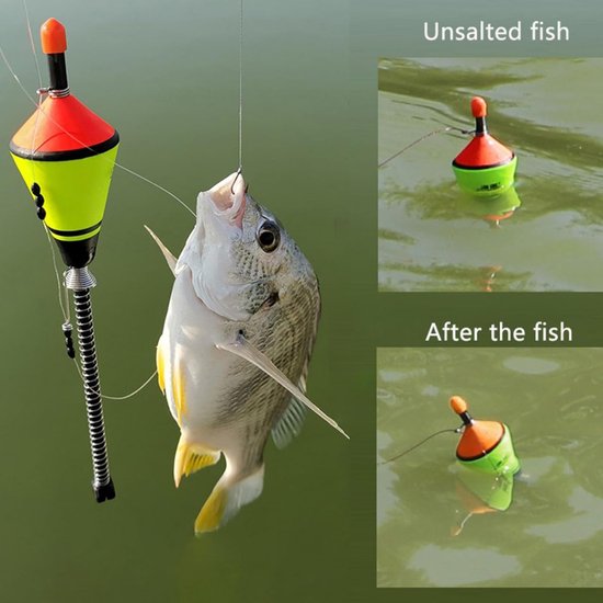 20 x 4 cm Angel Bobber visdobbers EVA Angel vlotter automatische visdobbers visdobbers vissen dobbers vissen dobbers vissen aan het meer, rivier of vijver — afbeelding 4