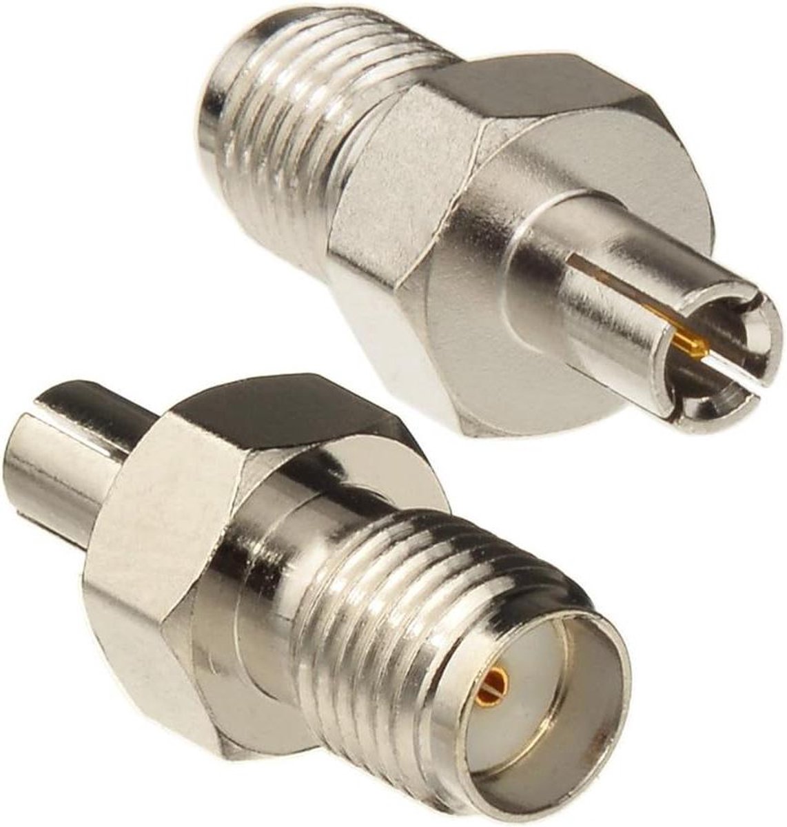 Antenne Adapter - SMA naar TS9 - Netwerk Verbinding - Universele Compatibiliteit - 2 Stuks - Zwart