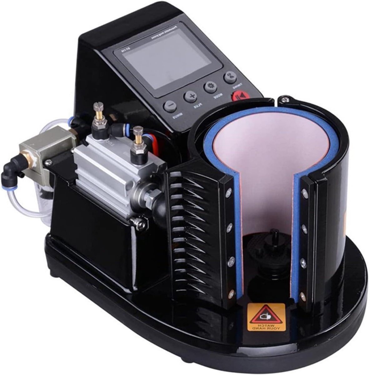 Warmtepers Machine - Mok Printer - Mokken Bedrukken - Snel Printen - 11 oz - Zwart Wit