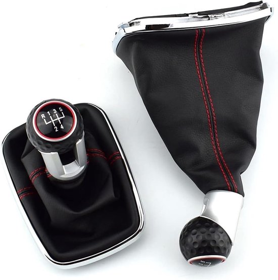 Versnellingspook Knop - Pookhoes Set - Auto Aanpassing - Ergonomisch Ontwerp - 12 Mm Gat - Zwart — afbeelding 2