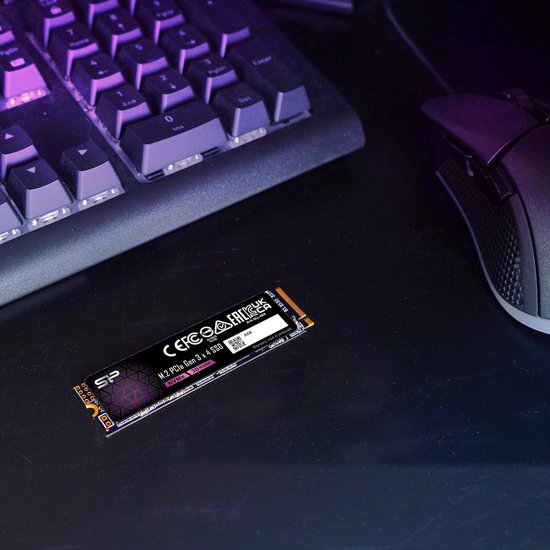 Interne SSD - Opslag M.2 - Snelle Data Toegang - NVMe PCIe Gen3x4 - 256GB - Zwart — afbeelding 2