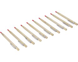Yinhing 10 Stuks Wolfraamcarbide Tip Kraspen Markeergereedschapset Aluminium Etspennen voor Keramiek Glas Metaal Professionele Etsgereedschappen voor Doe-het-zelf Ambachten (GOLD)