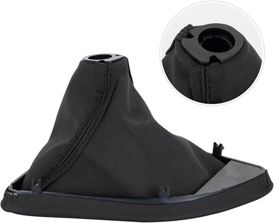 Versnellingspook Knop - Handgeschakelde Pook - Auto Interieur - Ergonomisch R-vormig - 6 Snelheden - Zwart Zilver — afbeelding 4
