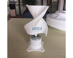 Mini Windturbine Generator - Kleine Windmolen - Educatieve Projecten - Verticale As Ontwerp - 10W 5.5V - Wit