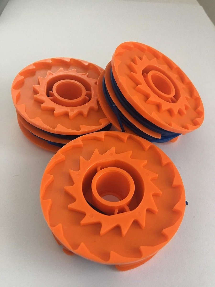 Trimmerspoelen Set - Vervangende Spoelen - Grastrimmer Onderhoud - 3 Stuks Compatibel - Diameter 6.5cm - N.v.t.