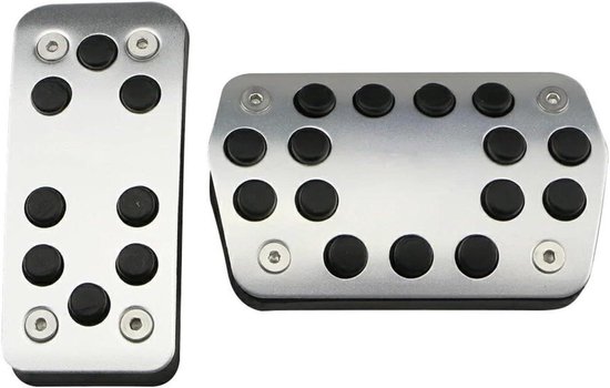 Pedaalhoezen Set - Auto Sport Pedalen - Veilig Rijden - Antislip Ontwerp - AT Without Rest - Metaal — afbeelding 2