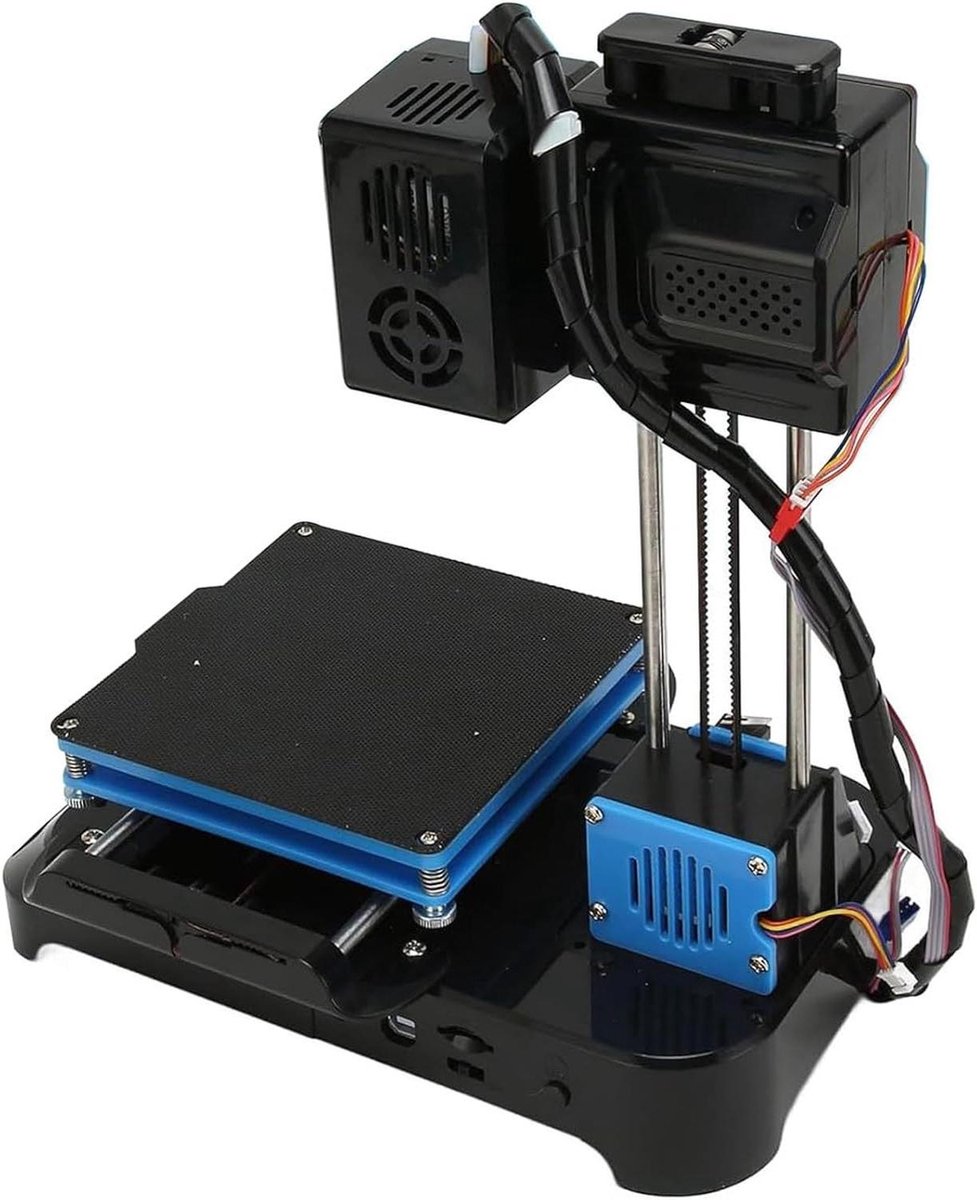 3D Printer - Desktop Machine - Creativiteit Stimuleren - Stil Printen - 100x100x100mm - Zwart