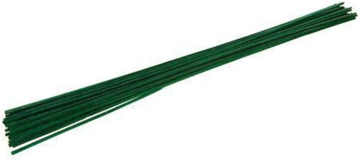 Bamboe Plantenstokken 30 cm - 50 Stuks - Donkergroen