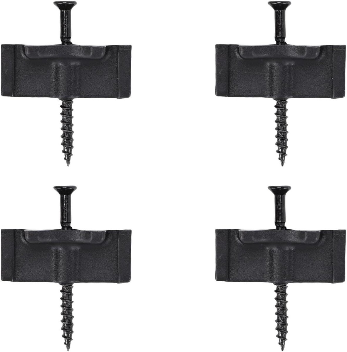 Terrasbevestiger Clips - Verborgen Bevestiging - Terras Installatie - Naadloze Look - 100 Stuks - Zwart