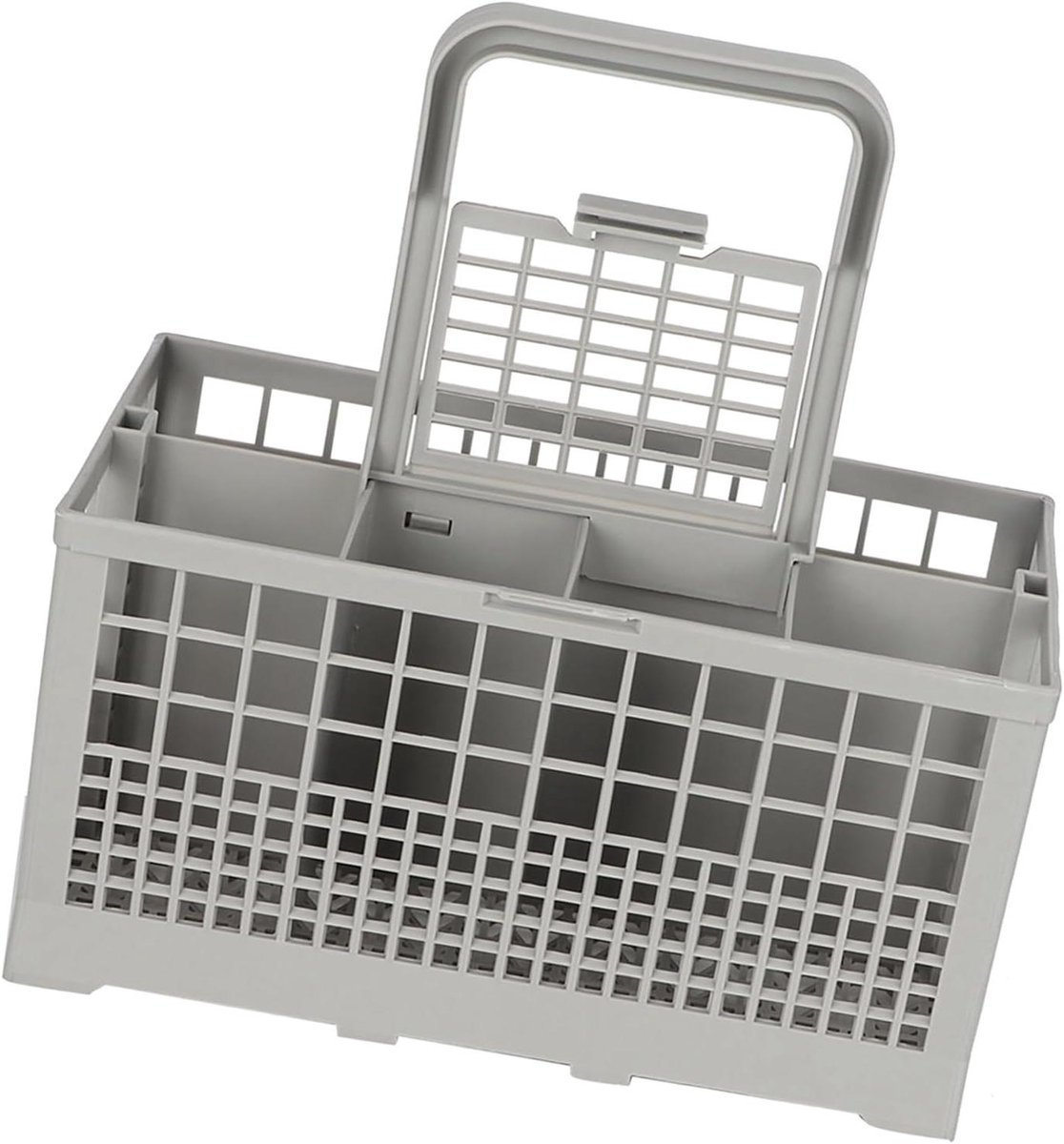 Vaatwasser Bestekmand - Zilverwerk Organizer - Efficiënt Schoonmaken - 7 Vakken Afneembaar Handvat - 25 x 15 x 14 cm