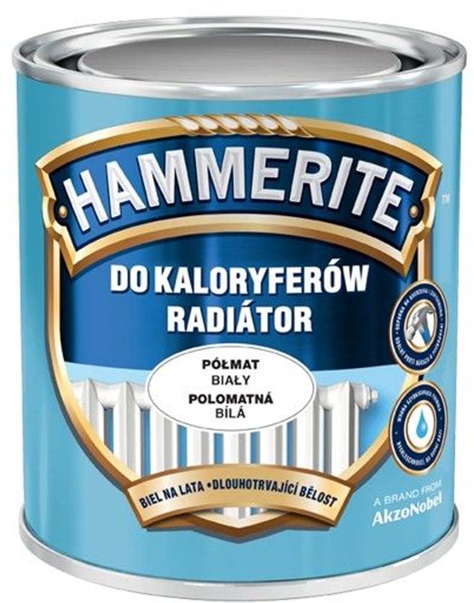 Hammerite Radiator 0,7l, Wit