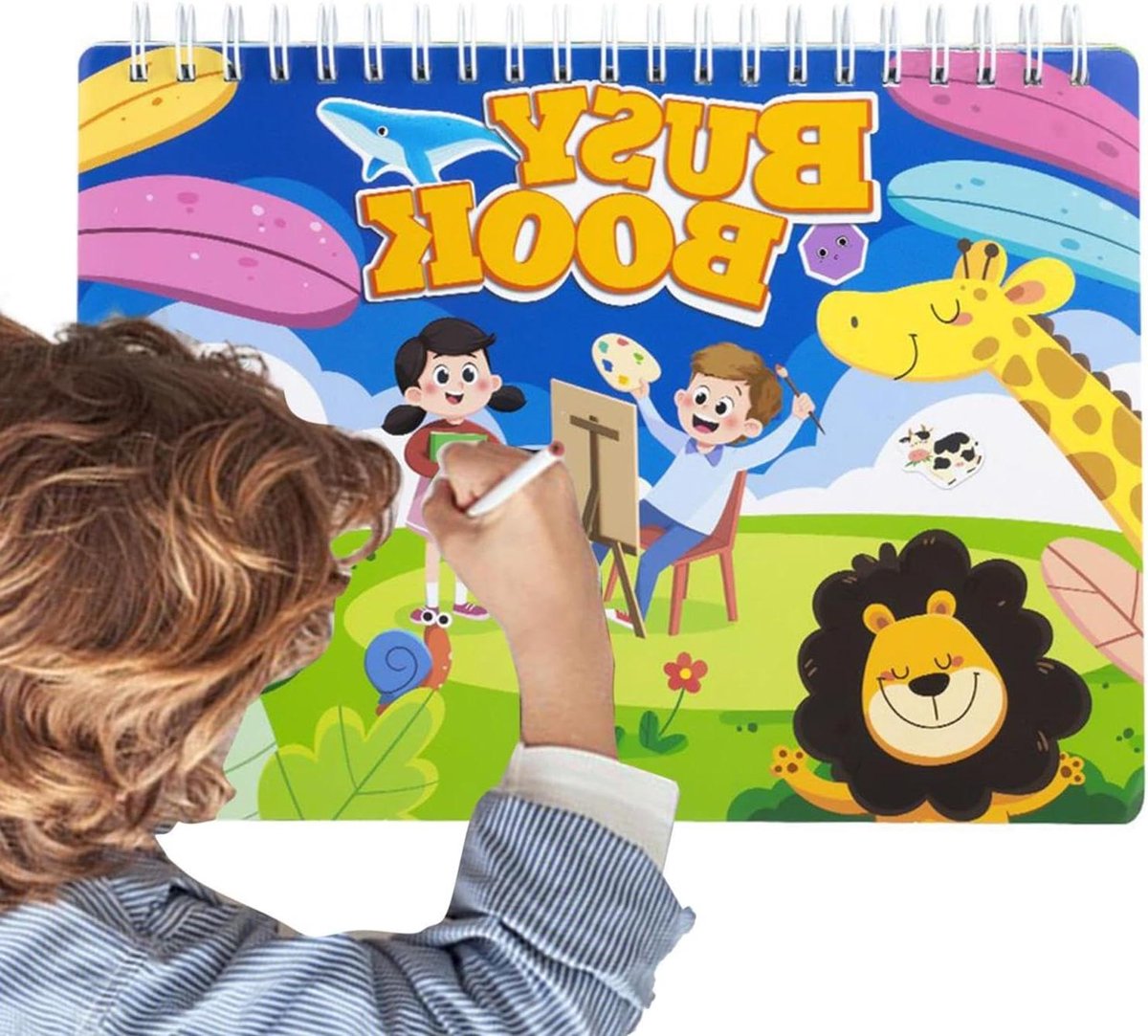 Puzzelboeken - Leerboekjes - Cognitieve Ontwikkeling - Uitwisbaar Schrijfbord - 315 x 225 cm - Uniek