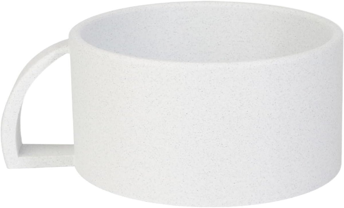 Scheerzeepkom - Scheerbeker - Mannen Verzorging - Verbeterde Schuimefficiëntie - 15.2 cm - Wit
