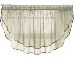 Raambekleding - Gordijnstof - Interieur Decoratie - Lichtdoorlatend - 61 x 152 cm - Salie