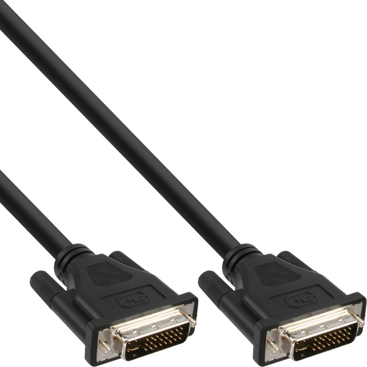 InLine® DVI-I kabel, 24+5 male / male, dual link, zonder ferrieten, 1,8m