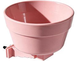 Kooivoerbakken - Puppy Bakjes - Veilig Voeren - Omvallen Voorkomen - 15 x 15 x 8 cm - Roze