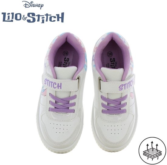 Leomil - Lilo & Stitch - Basket Enfant Fille Lumineuses - Chaussure lumineuse Fille - Pointure 24