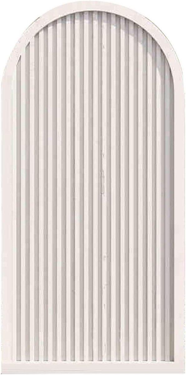 Houten tuinscherm - Privacy schutting - Buitenruimte inrichten - Stevig pen-en-gat - 60x150cm - Wit