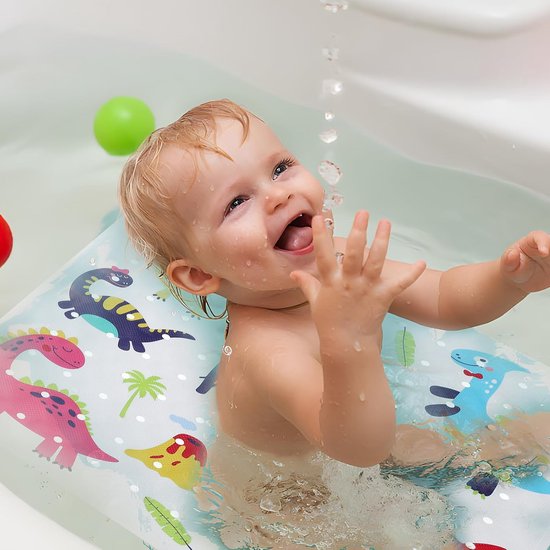 Douchemat Antislip - Badmat Kinderen - Veilig Douchen - Veel Zuignappen - 53 x 53 cm - Kleurrijk — afbeelding 4