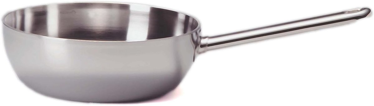 Ronde Koekenpan Kegelvormig Roestvrij Staal 5 Liter