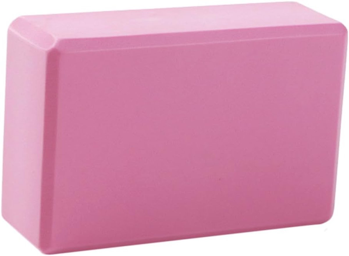Yoga Blokken - Fitness Blokken - Flexibiliteit Verbeteren - Hoge Dichtheid EVA - 2 Stuks - Roze