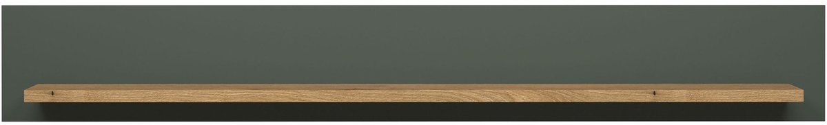 trendteam wandplank dennengroen decor gelamineerd 156x22x22 cm