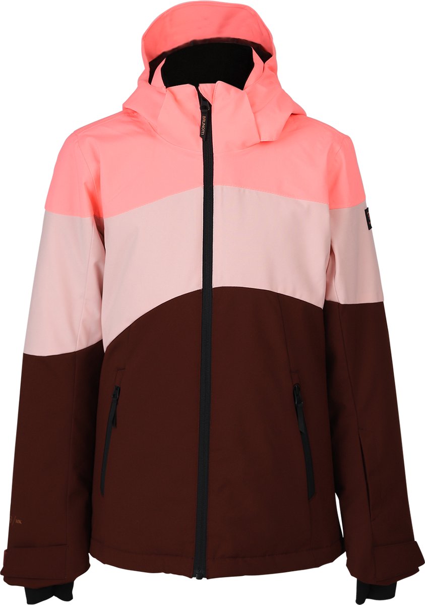 Brunotti Phoenixy Meisjes Wintersport Ski Jas Bruin