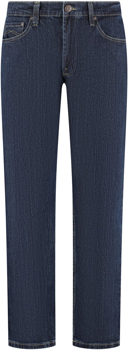 MASKOVICK - Heren Jeans - Regular Fit - Stretch – Dark Rinsed – Clinton – W50 L32