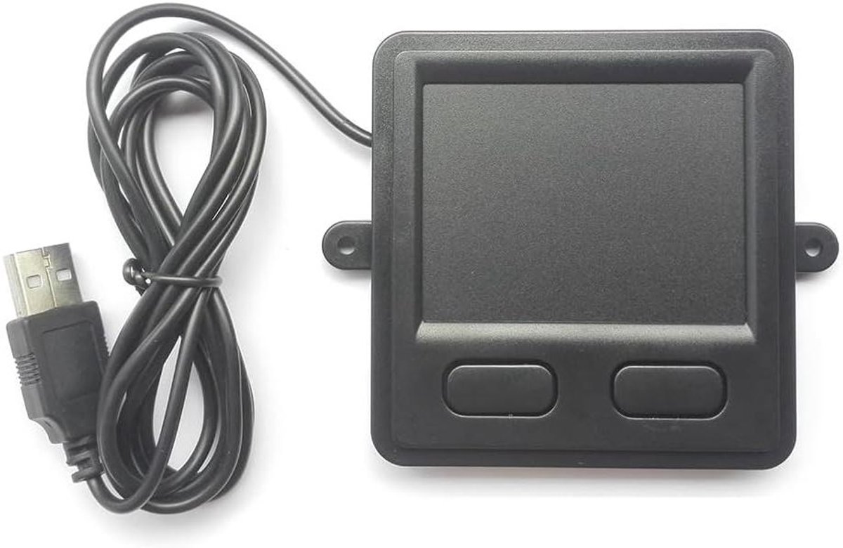 USB Touchpad - Draagbaar Trackpad - Desktop Gebruik - Nauwkeurige Positionering - 15 cm - Zwart