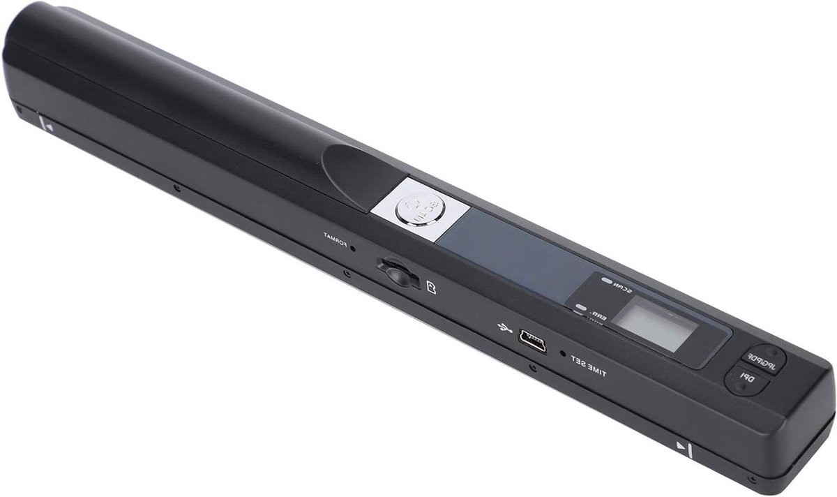 Draagbare Scanner - Mini Scanner - Documenten Scannen - 900 DPI Resolutie - A4 Formaat - Zwart