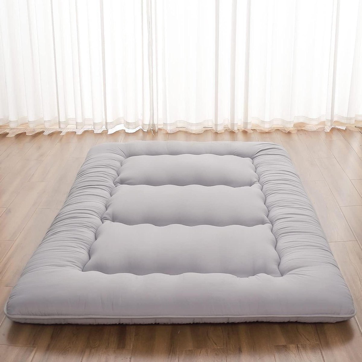 Japanse futonmatras - Vloermatras opvouwbaar - Comfortabel slapen - 5-laags ontwerp - 100 x 200 cm - Ff