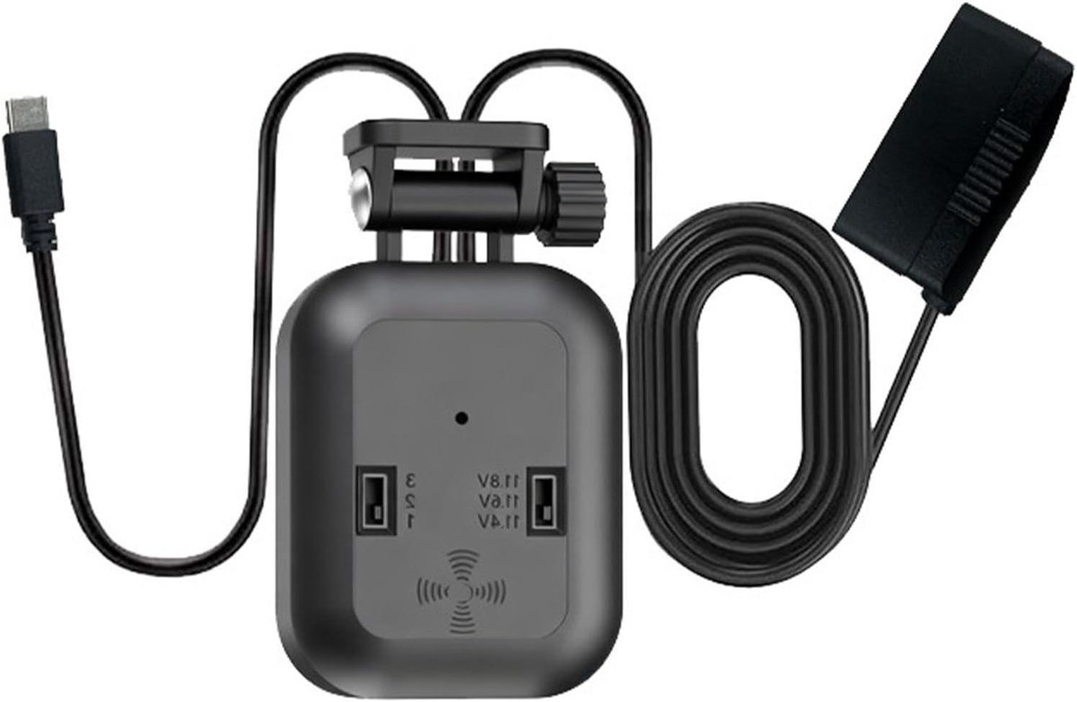 Auto Camera Kabel - Voeding Adapter - Parkeer Modus - Laagspanningsbeveiliging - 5 x 5 x 5 cm - Zwart