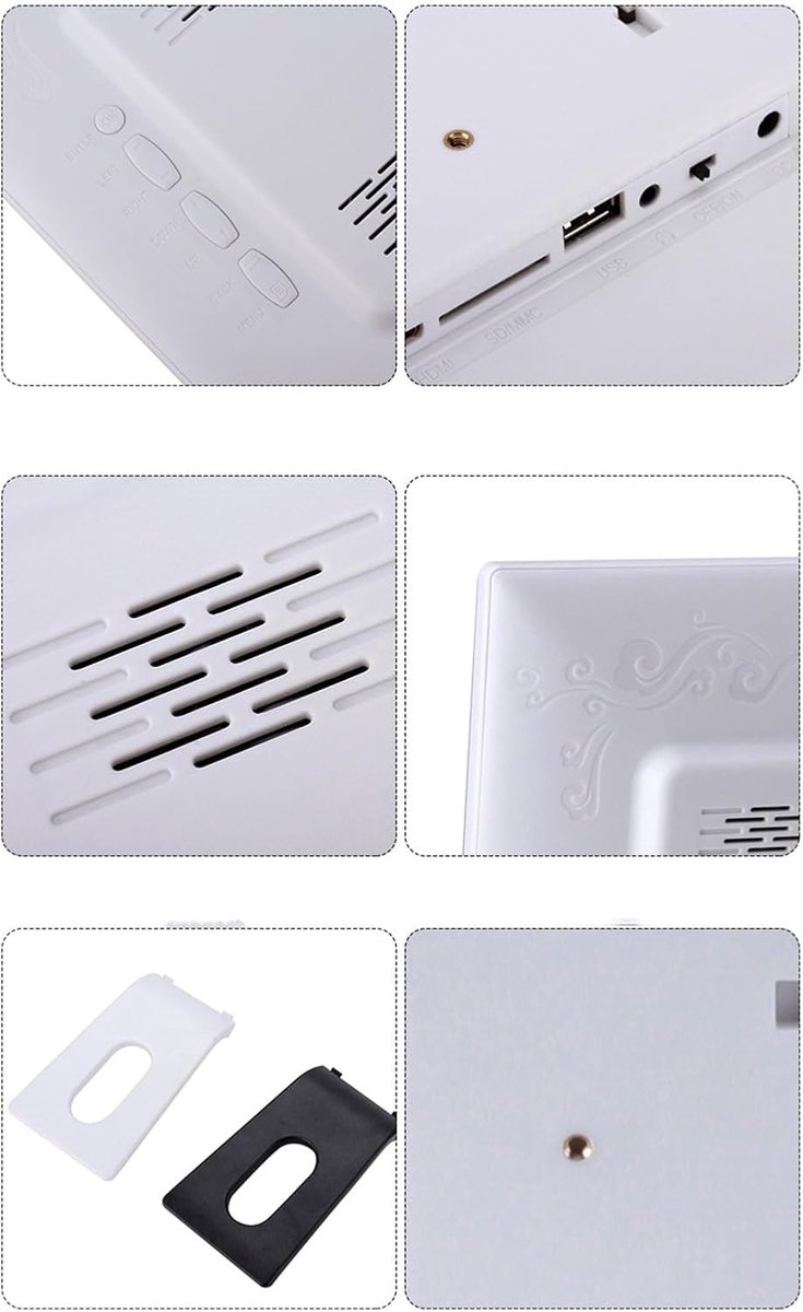 Digitaal Fotolijstje - Elektronisch Album - Herinneringen Tonen - WIFI Verbinding - 19 Inch Scherm - Zwart — cadeau in Wonen & Interieur - foto 7