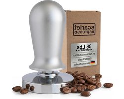 Espresso Tamper - Koffie Tamper - Espresso Bereiden - Gekalibreerde Druk - 58 mm - Zilver