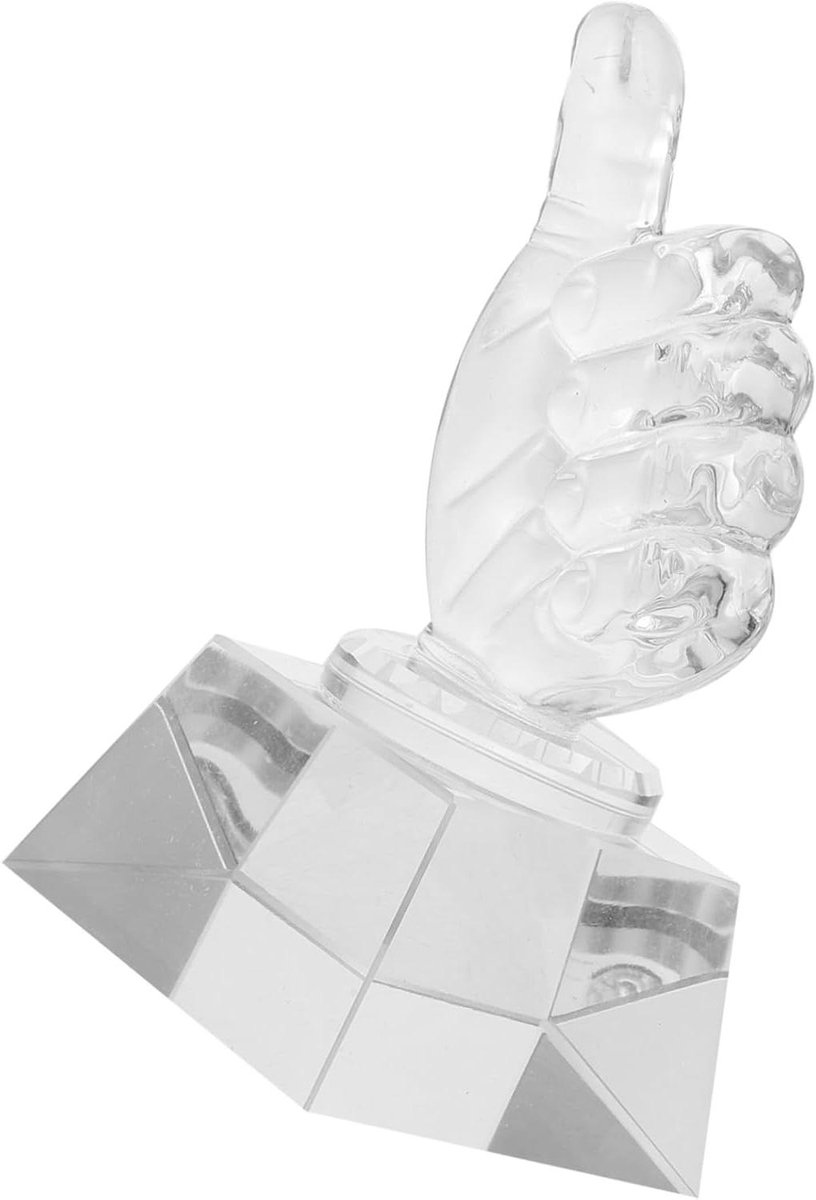 Trofee Competitie Beker - Kampioen Prijs - Wedstrijden Belonen - Duimvormig Spelbeeld - 13 x 5 x 3 cm - Goud