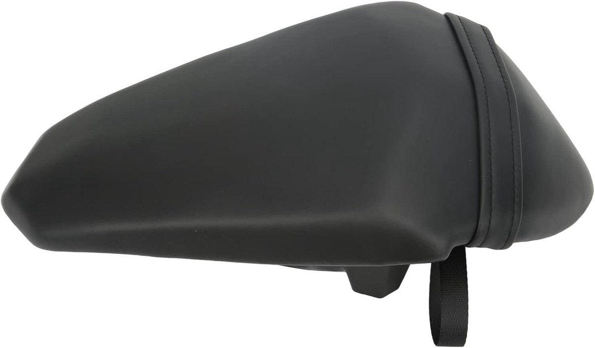 Motor Achterkussen - Zadel Zitje - Comfortabel Rijden - Duurzaam Synthetisch Leer - 37x23x12 cm - Zwart