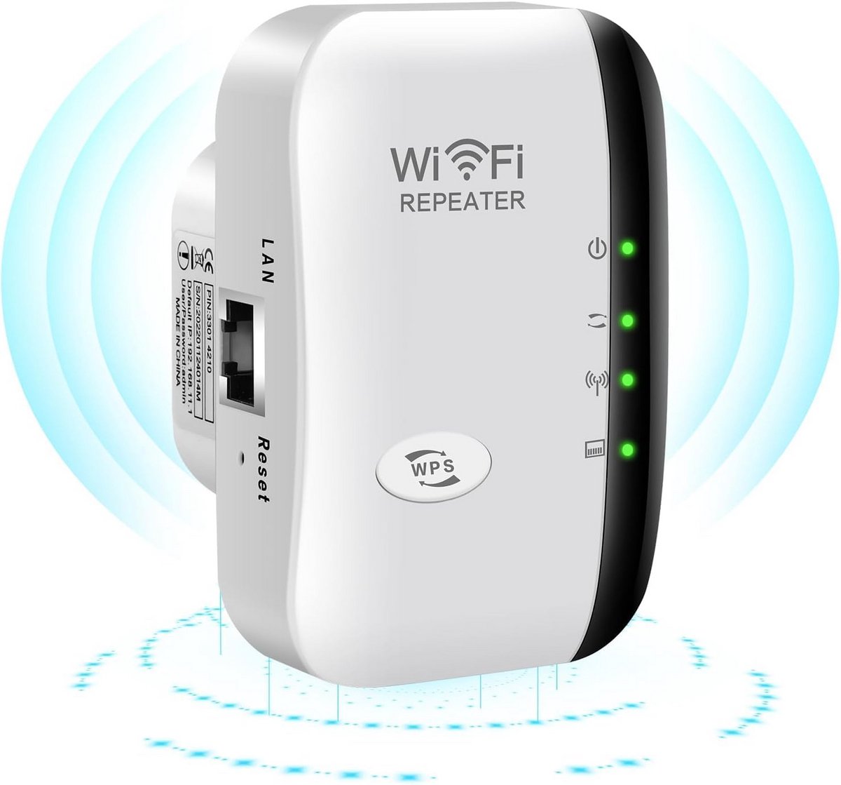 Snelle Wifi Versterker voor Thuis - Repeater en Extender met LAN-poort