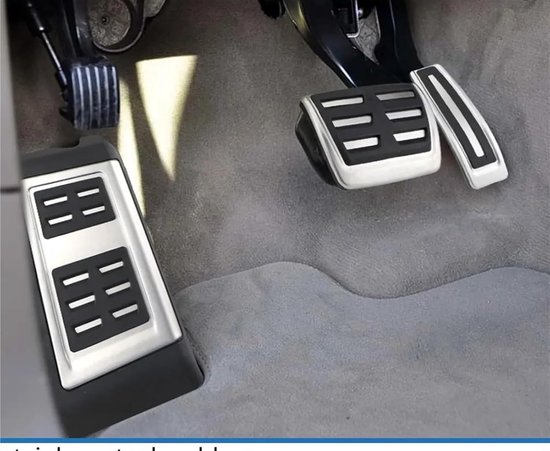 Pedaalhoezen Set - Auto Accessoires - Veilig Rijden - Antislip Ontwerp - 3 Stuks - Zwart — afbeelding 2