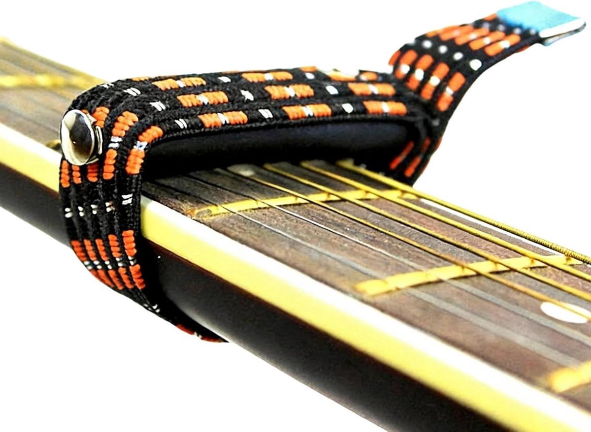 Gitaar Capo - Roller Capo - Muziek Maken - Eenvoudige Positiewissel - Universeel - Zwart