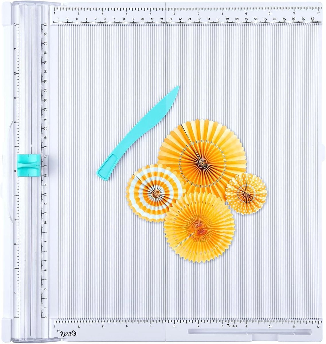 Papier Snijplank - Vouw & Score - Kaarten Maken - Multifunctioneel Ontwerp - 34x34 cm - Wit