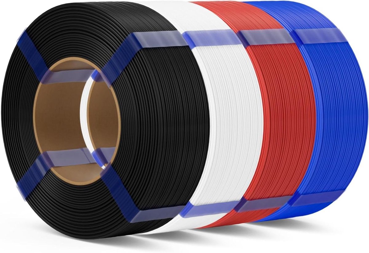 PLA Filament 1.75mm - 3D Print Draad - 3D Modellen Printen - Nauwkeurigheid ±0.02mm - 4 x 1kg