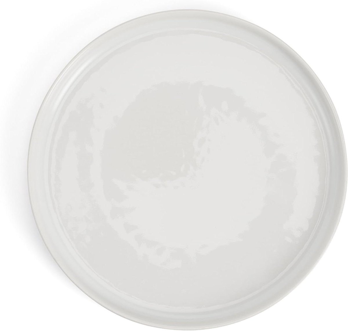 Porseleinen Borden - Dessertborden Theeborden - Kleine Maaltijden Serveren - Magnetronbestendig - 20 cm - Wit