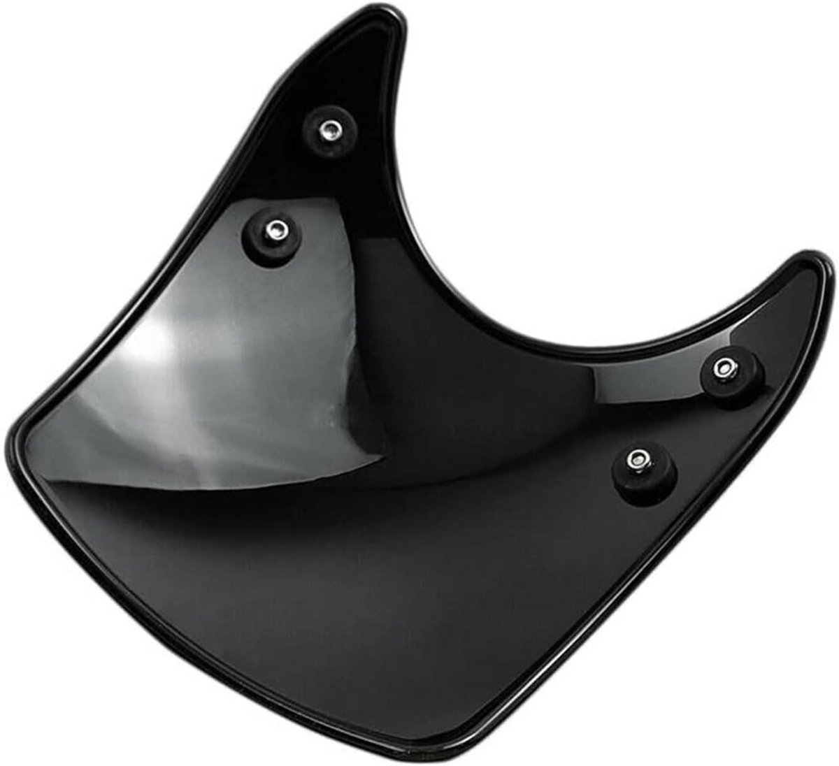 Motorfiets Windscherm - Windgeleider Deflector - Comfortabel Rijden - Beschermt Tegen Zand - 39-41mm - Zwart