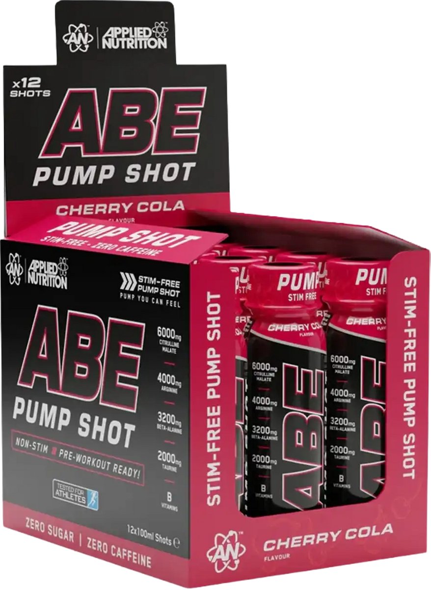 ABE Pump Shot - 12x 100ml - Cherry Cola
